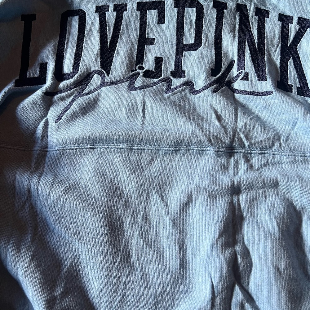 PINK Victoria's Secret Light Blue Sweatshirt